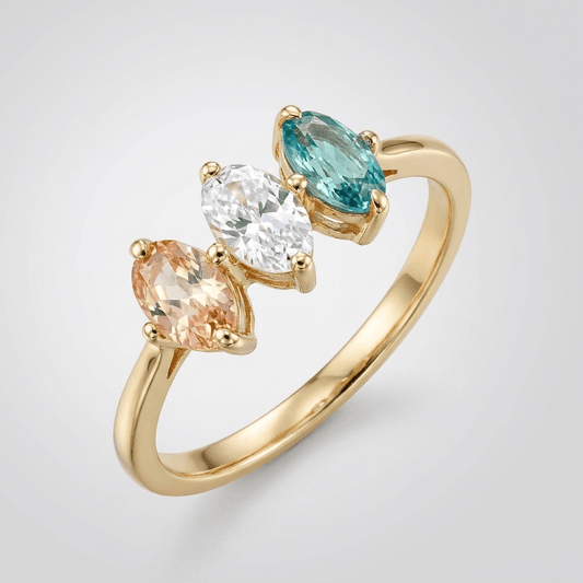 GOLDEN TRIO RING
