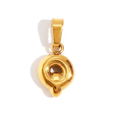 Sophisticated Bubble Letter Necklace