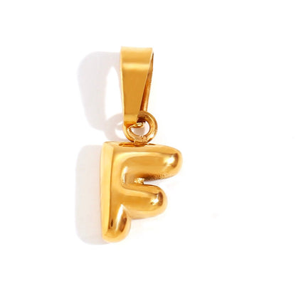 Sophisticated Bubble Letter Necklace