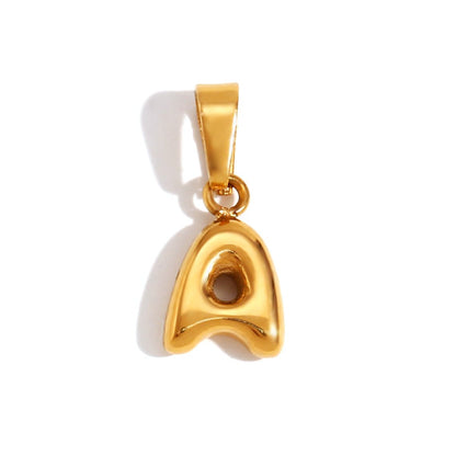 Sophisticated Bubble Letter Necklace
