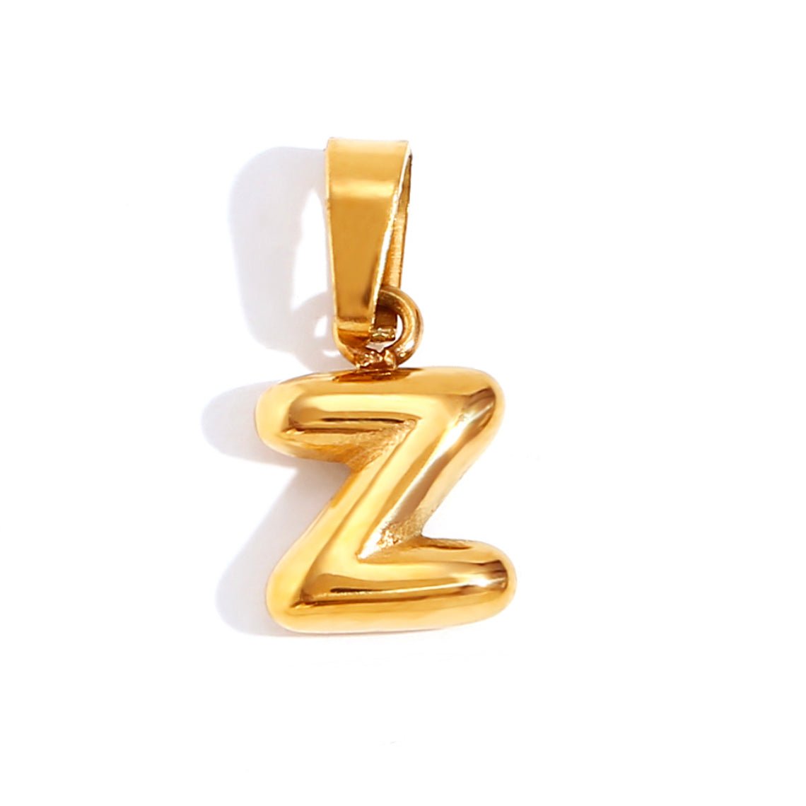 Sophisticated Bubble Letter Necklace