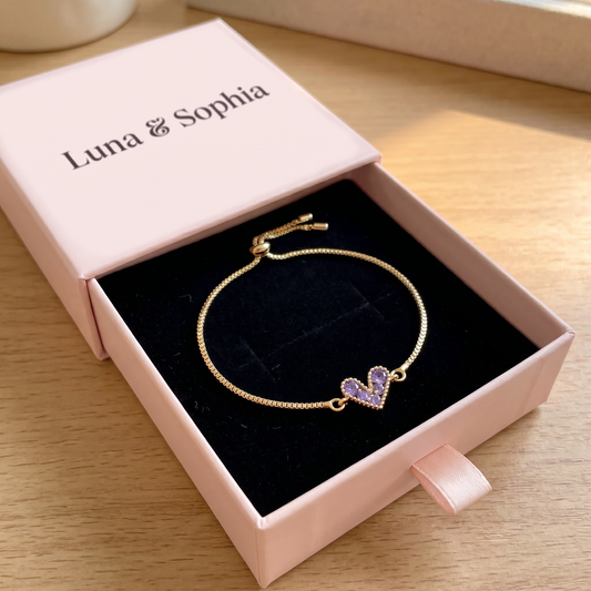 Lilac Love Bracelet | Gold