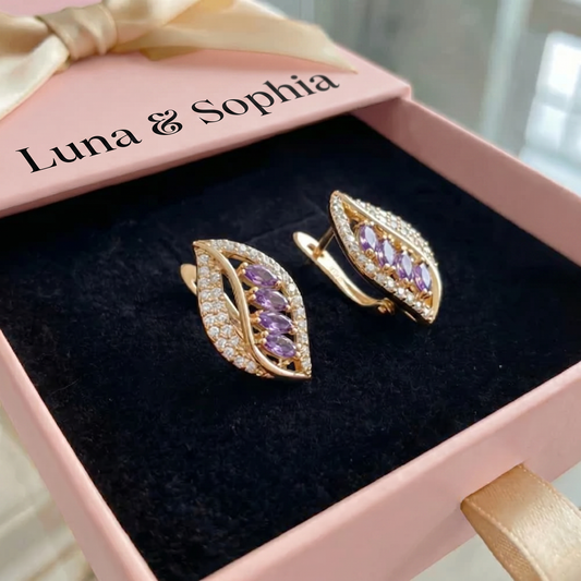 Isola Lilavere Earrings | Rose Gold