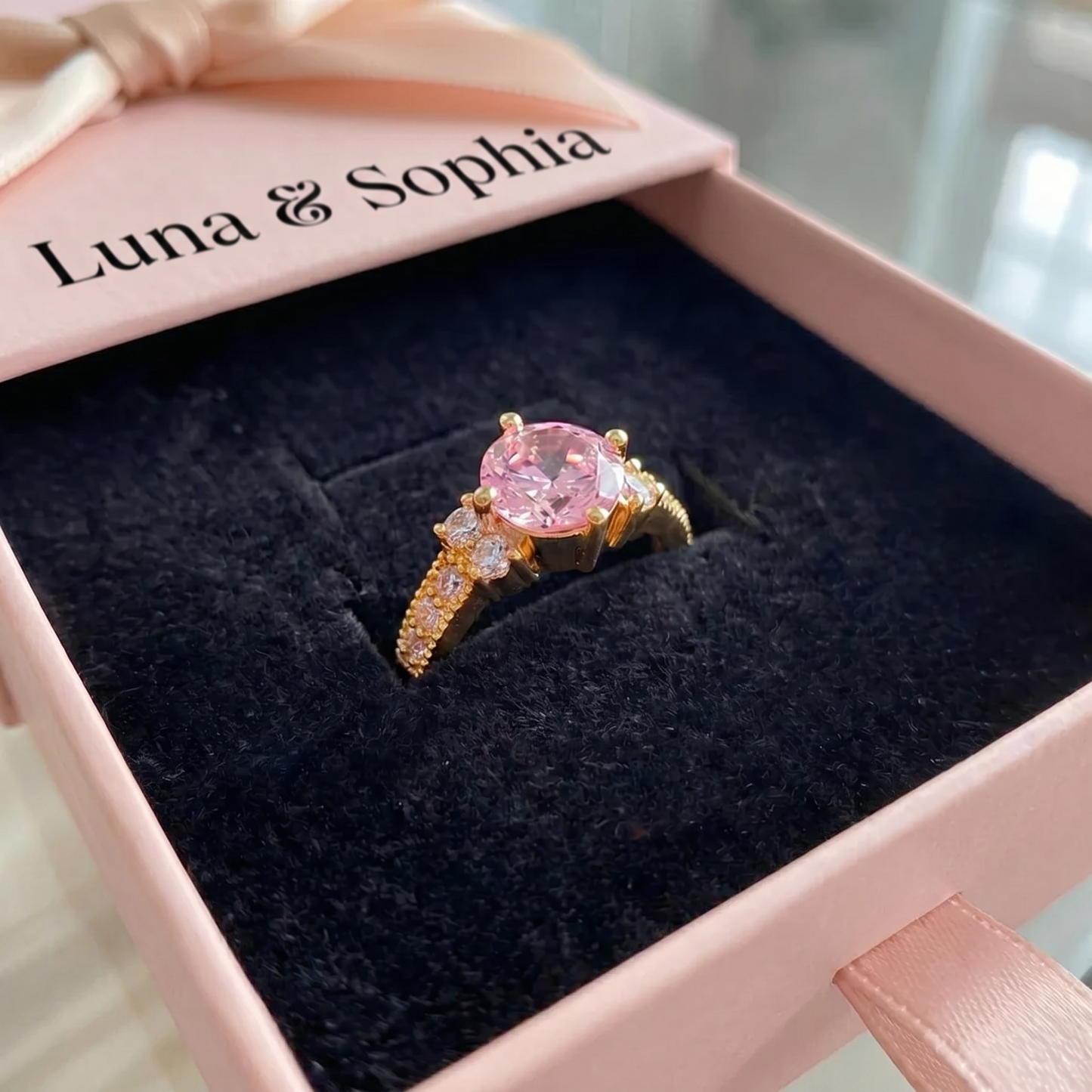 Celia Rosette Ring | White Gold