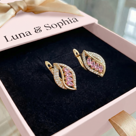 Isola Blushlune Earrings | Gold