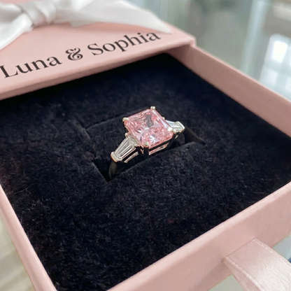 Pink Verve Ring | White Gold